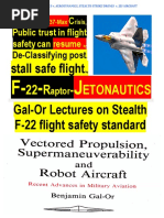 Gal-Or Lectures On Stealth Jetonautics v. Aerodynamics, Strike Drones v. Fighter Aircraft