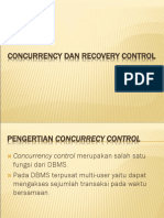Concurrency Dan Recovery Control