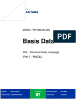 Basis Data SQL Query
