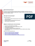SPANISH - Student Handout - Personas PDF