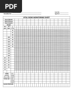 TPR Chart for Patient Monitoring | PDF