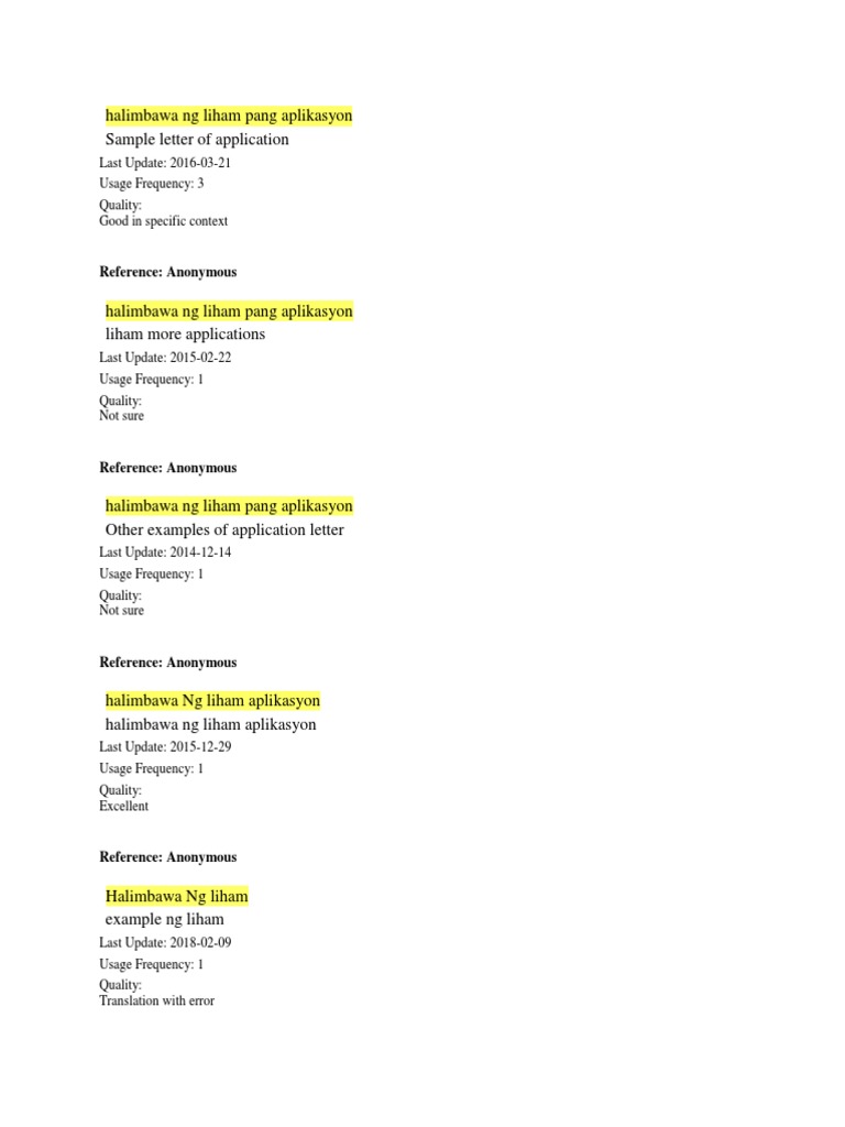 Liham | PDF