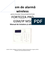 Sistem de Alarma Wireless Fortezza Pro GSM - M5D