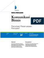 Sesi 07 - Pesan Persuasif 