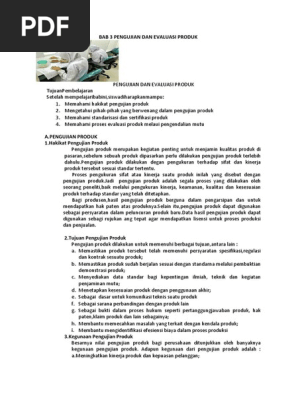 Bab 3 Pengujian Dan Evaluasi Produk Pdf