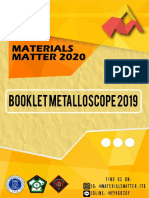 Metalloscope 2019: Kompetisi Analisis Mikrostruktur Logam Berkala