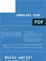 Ambulasi Dini