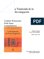 Ruth Sautu - Acerca de Qué Es y No Es Investigación Científica en Ciencias Sociales