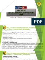 9na y 10ma Régimen Disciplinario en La Función Policial - Ley