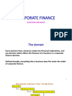 Goals and Functions of Finance