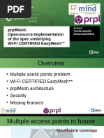 PrplMesh An Open Source Implementation of The Wi Fi Alliance® Multi AP Specification Arnout Vandecappelle EssensiumMind PDF