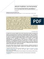 Stacy, Alan W. Wiers, Reinout W. (2010) : Cognición y Adicción Implícitas: Una Herramienta para Explicar El Comportamiento Paradójico