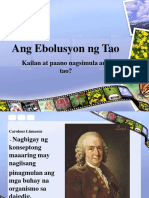 Ebolusyon NG Tao