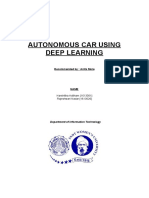 AUTONOMOUS CAR USING DEEP LEARNING Synopsis 1 PDF