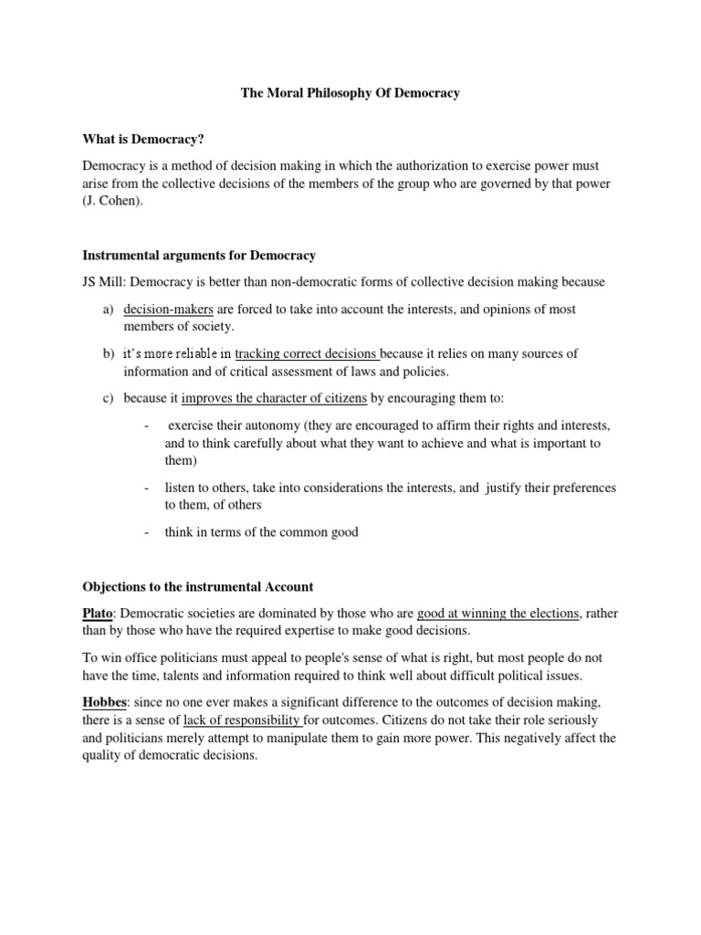 The Ethics of Democratic Governance | PDF | Democracy | Political ...