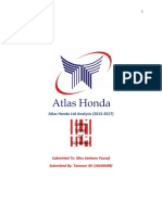 FSA Atlas Honda Analysis