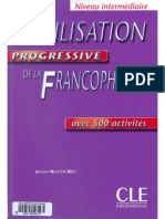 Civilisation Progressive de La Francophonie Intermediaire Cle International PDF