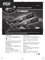 Telescope T360 Manual