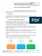 Programa Gestión Residuos Sólidos PDF