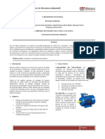 Variador de velocidad controla motor industrial