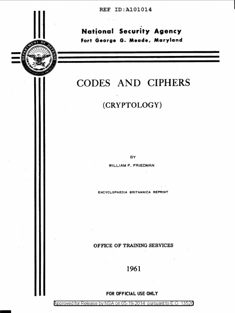 Code and Ciphers NSA Guide PDF | PDF | Cryptography | Cipher