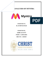 SWOT Analysis of Myntra