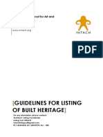 Guidelines Listing Built Heritage PDF