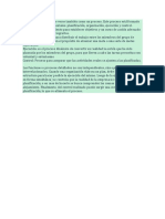 La Administración Puede Verse También Como Un Proceso