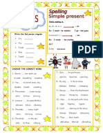 Present Simple 3rd Person Singular Tests - 60585