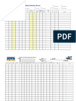 Slide Sheet and Drilling Parameter