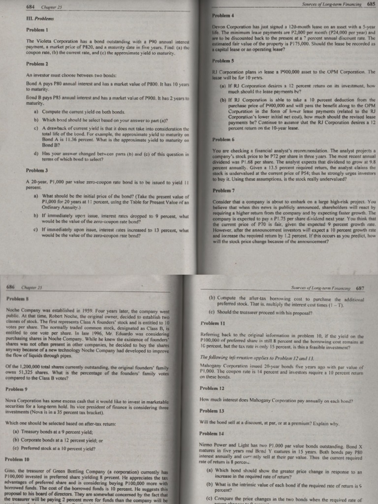 Chapter 5 Problems | PDF