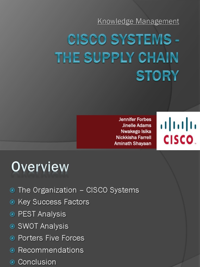 Cisco Supply Chain Case Study PDF Supply Chain Cisco Systems