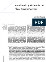 Articulo Medio Ambiente y Violencia en Colombia