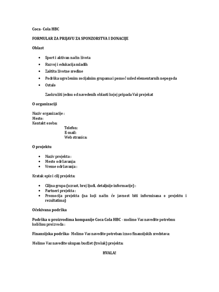 Coca Cola Formular | PDF