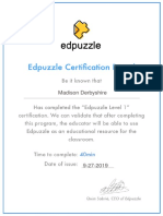 Edpuzzle Level 1 Certification