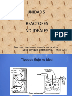 Reactores no ideales: distribución de tiempos de residencia