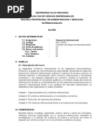 Plan de Estudio: Comercio Internacional y Aduanas | PDF | aduana | El ...