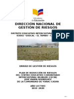 Plan de Gestión de Riesgos 2 018-2 019 Jose Maria Rodriguez