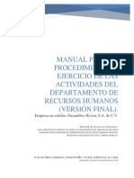 Manual Recursos Humanos Version Final EMPRESA FICTICIA