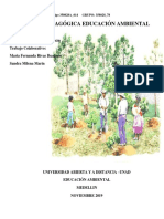 Unidad 3 Paso 5 - Ejecución Formular Propuesta de Educación Ambiental - Cartilla - Trabajo Colaborativo