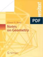 Note On Geometry (Springer) - Elmer G. Rees