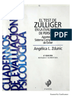 El Test de Zulliger en La Evaluación de Personal (Angélica Zdunic)