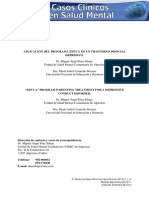 Aplicación Del Programa EDUCA en Un Trastorno Disocial Depresivo