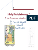 GTP_T3. Salud y Fisiologia Humanas II (Inmunitario 1ª Parte) Curso 13-15