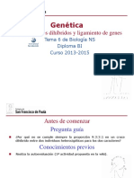 GTP_T6. Genética (2ª Parte_Cruces Dihíbridos y Ligamiento) 2013-15
