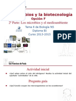 GTP_T8. Microbiología (F2 Los Microbios y El Medio Ambiente) 2013-15
