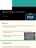 Mental Illness in Prisons