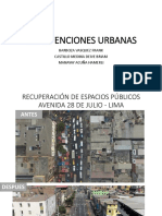 Intervenciones Urbanas
