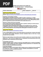 pbl week 2 -- inquiry based lesson plan for 3d model