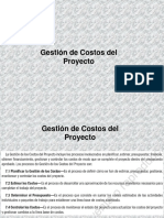 Gestión Del Costo Del Proyecto PMP